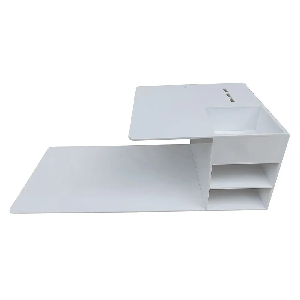 

1Pcs Eyelash Grafting Console Acrylic Makeup Tool Display Cabinet Organized Slots Professional Salon Supply White