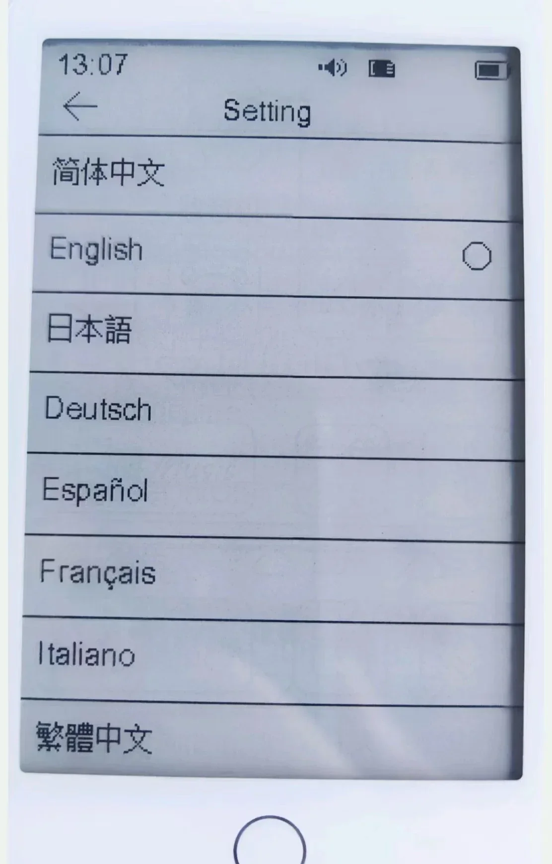 2023 Onxy  New 3.52-inch Ink Screen Small Screen eBook Reader Mini eBook MP3 Walkman  Music mini ebooks reader