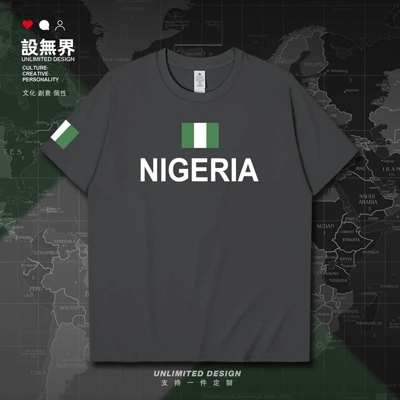 Nigeria Nijeriya Nigerian NGA  mens t shirt new sporting casual brands printed tops clothing shirts gyms men's clothes summer