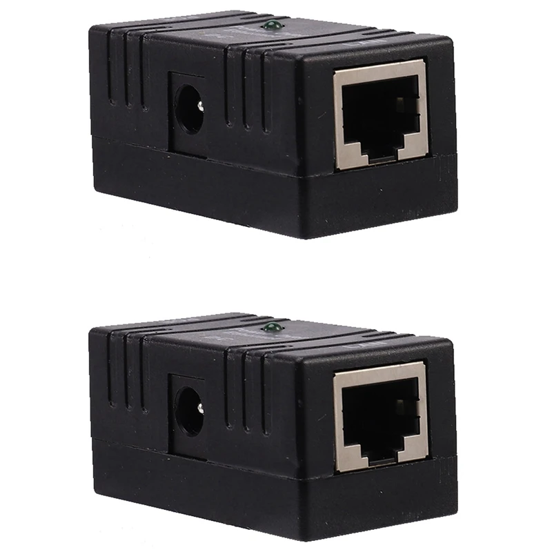 

2X Poe Splitter Injector Passive Dc Power Over Ethernet Rj45 10/100Mbp Wall Mount Adapter