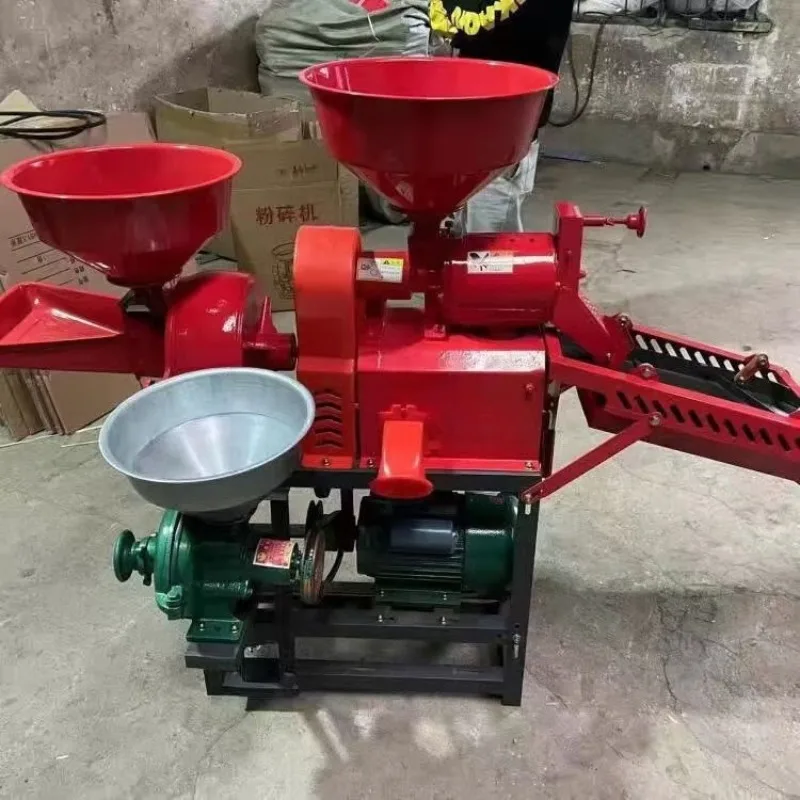 

Rice mill rice beater household multi functional peeling machine milling shelling