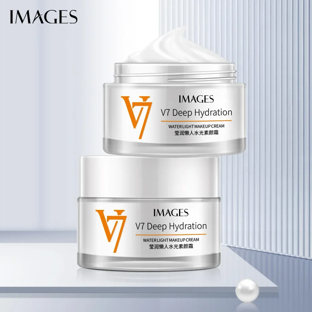 BIOAQUA Brand Beauty V7 Water Light Lazy Concealer Cream Egg Baby Moisturizing Cream Whitening Skin Care Product 50g