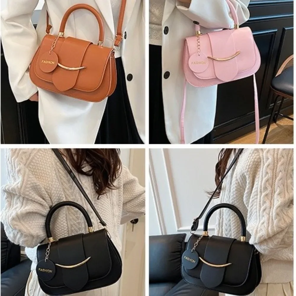 Kreative PU-Leder Damen Umhängetasche Leichtgewichtige Verstellbare Riemen Damen Schultertasche Multifunktionale Messenger-Tasche Reise – Detail 11