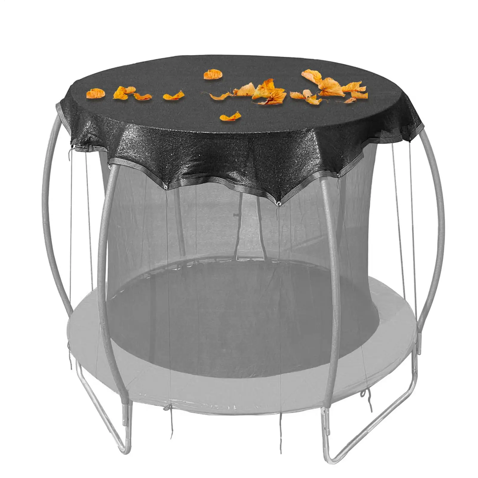 

Trampoline Shade Cover Weather-Resistant UV Protection Round Trampoline Outdoor Cover For Backyard Garden Park Playground