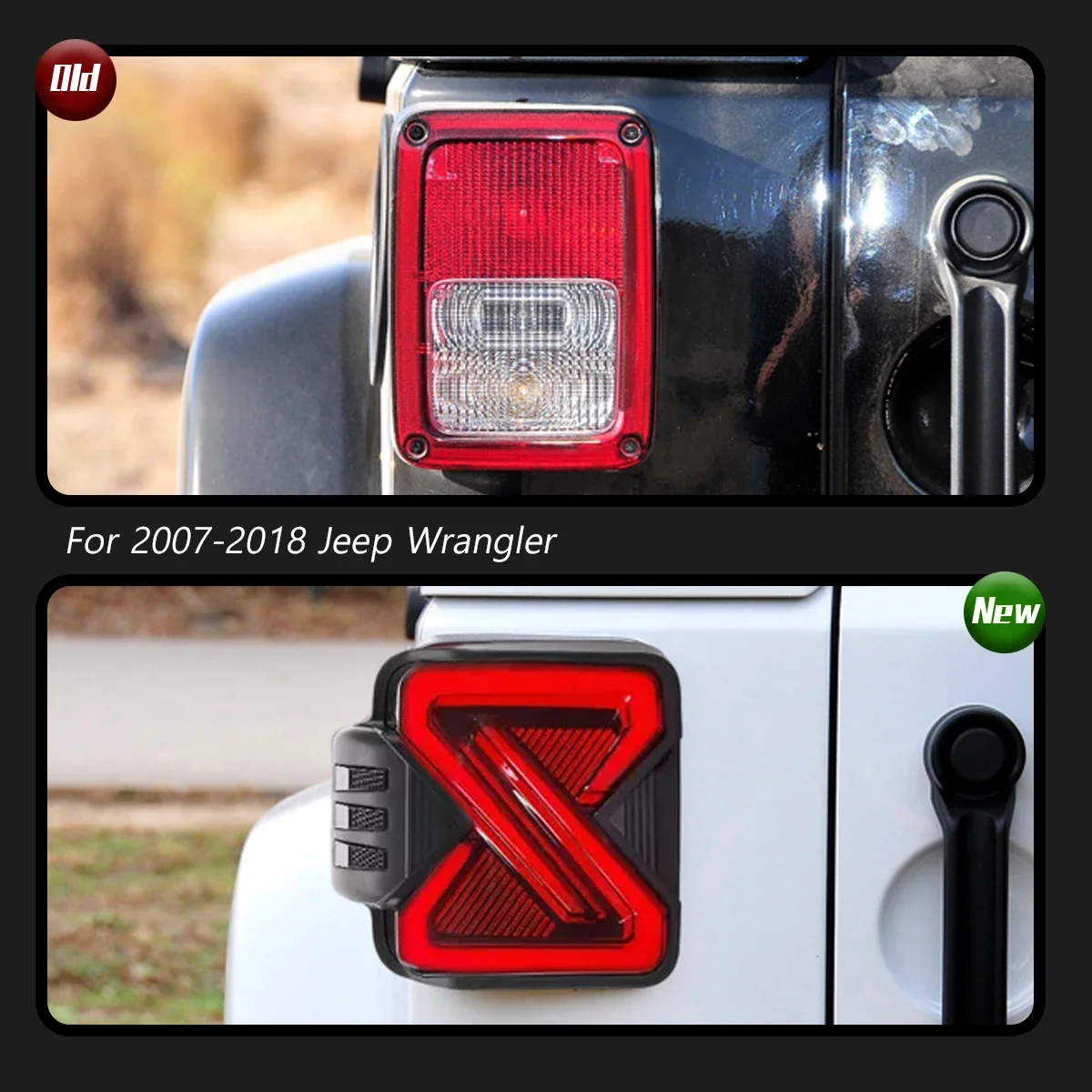 

TYPY Car Tail Lights For Wrangler JK 2007-2018 LED Car Tail Lamps Daytime Running Lights Plug And Play Car Accessories