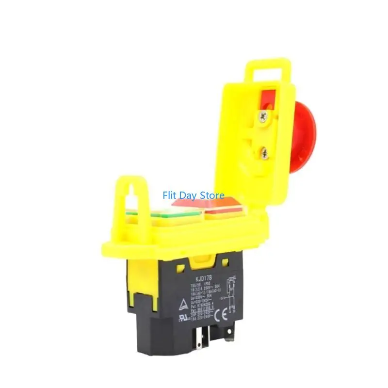 

F92C Versatile 5 Pin KJD17B Button Durable Switches for Heavy Duty Electrical Control