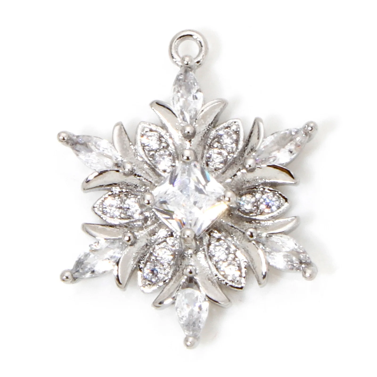 

900 Pcs Christmas Charms Snowflake