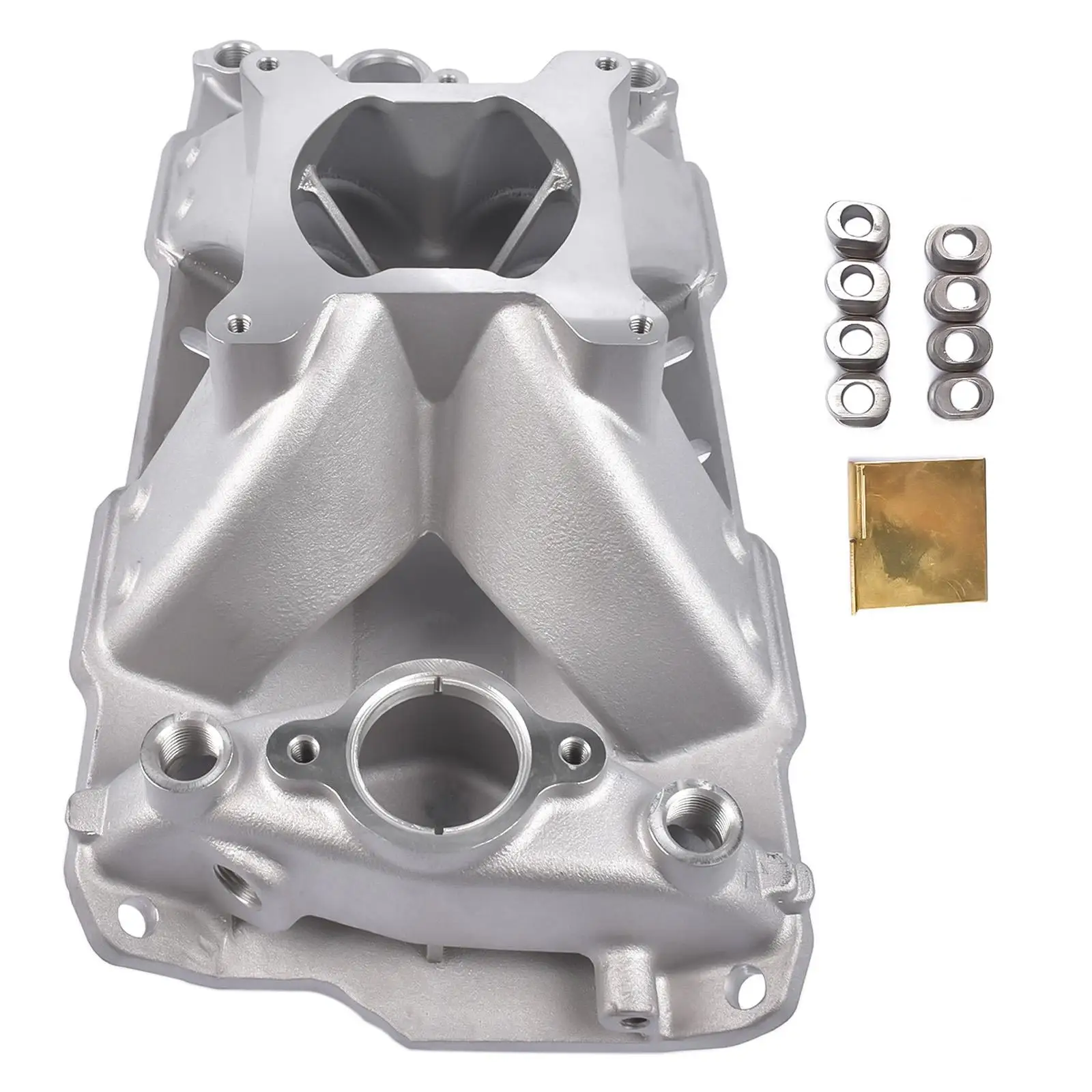 AP02 New Single Plane Intake Manifold for 1957-'95 Small Block Chevy SBC 350 400