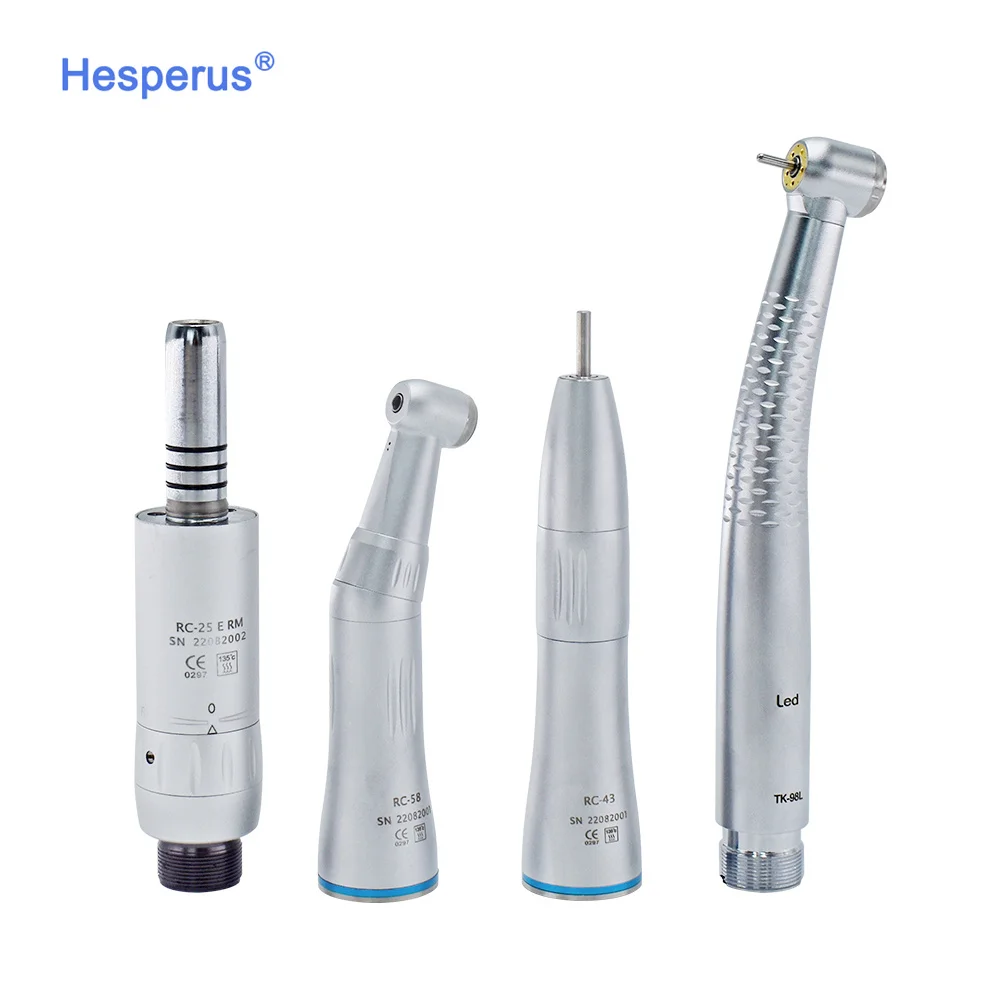 Best Den tal Handpiece 5 Led Hihg speed And Low Speed Air Turbine Inner Water Handpiece Set Den tal Handpiece Kit