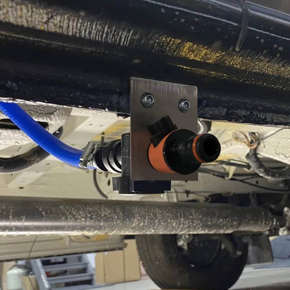 

Universal RV Tank Return System Connector and Bracket for Campervan Motorhome Racevan Water Tank Backfill Caravan Accessories