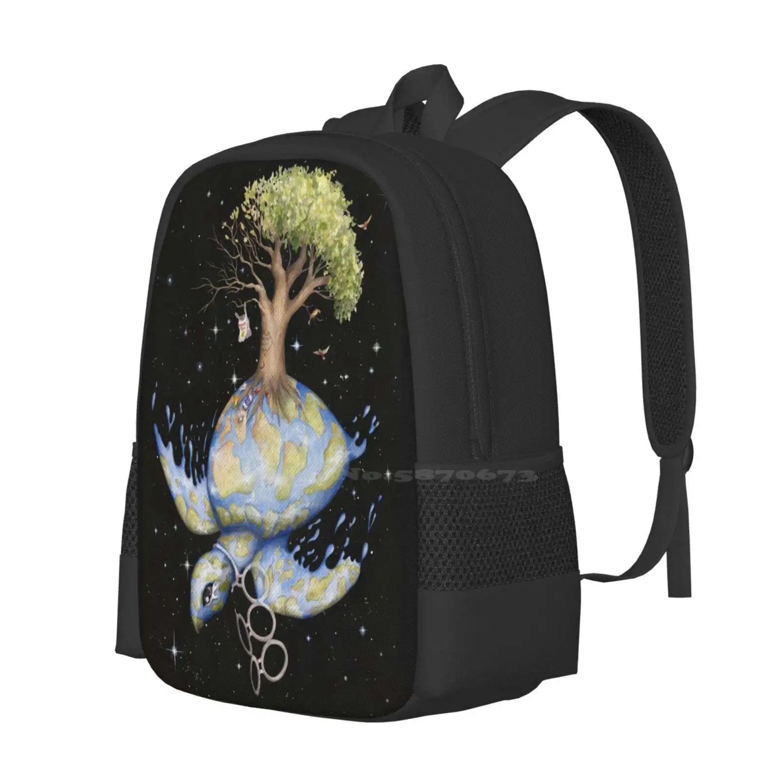 Endangered - Global Warming And Climate Change Hot Sale Backpack Fashion Bags Climate Change Environmental Awareness Global