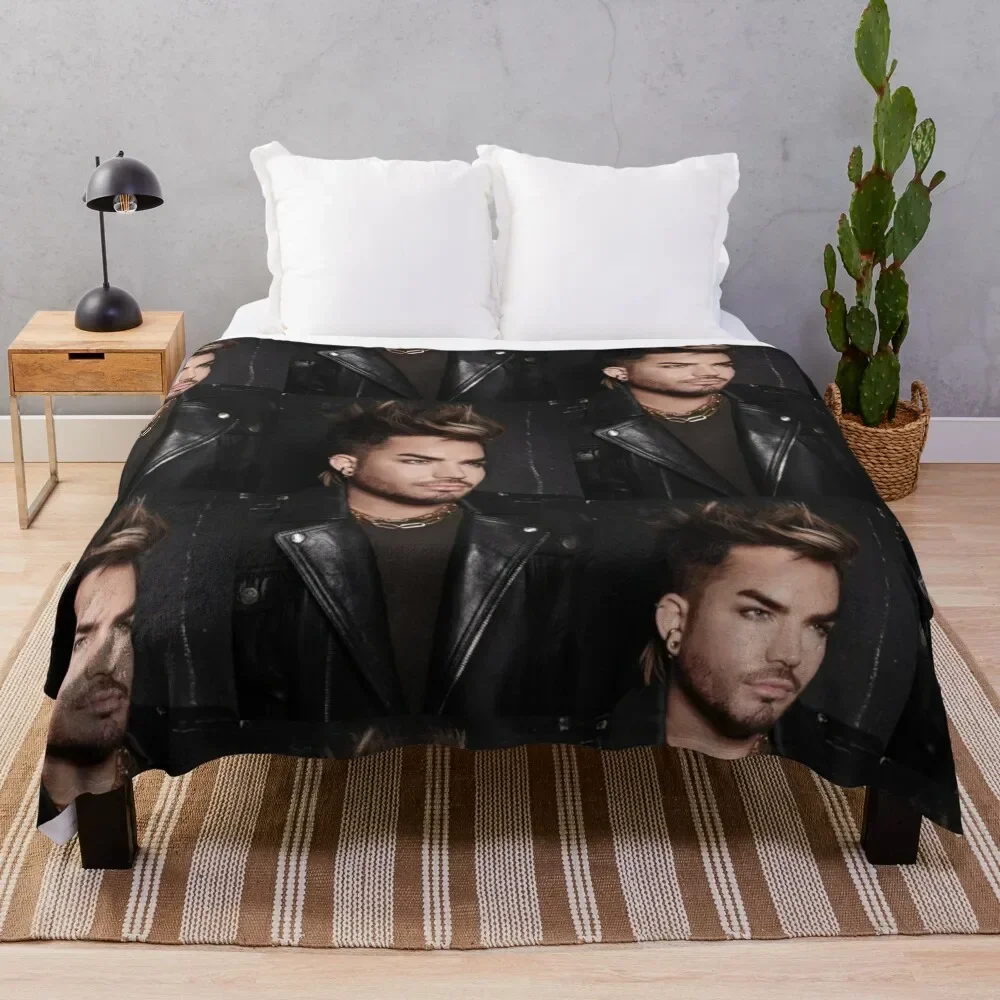 

Smokin hot Adam Lambert Throw Blanket Soft Beds Sofas Blankets