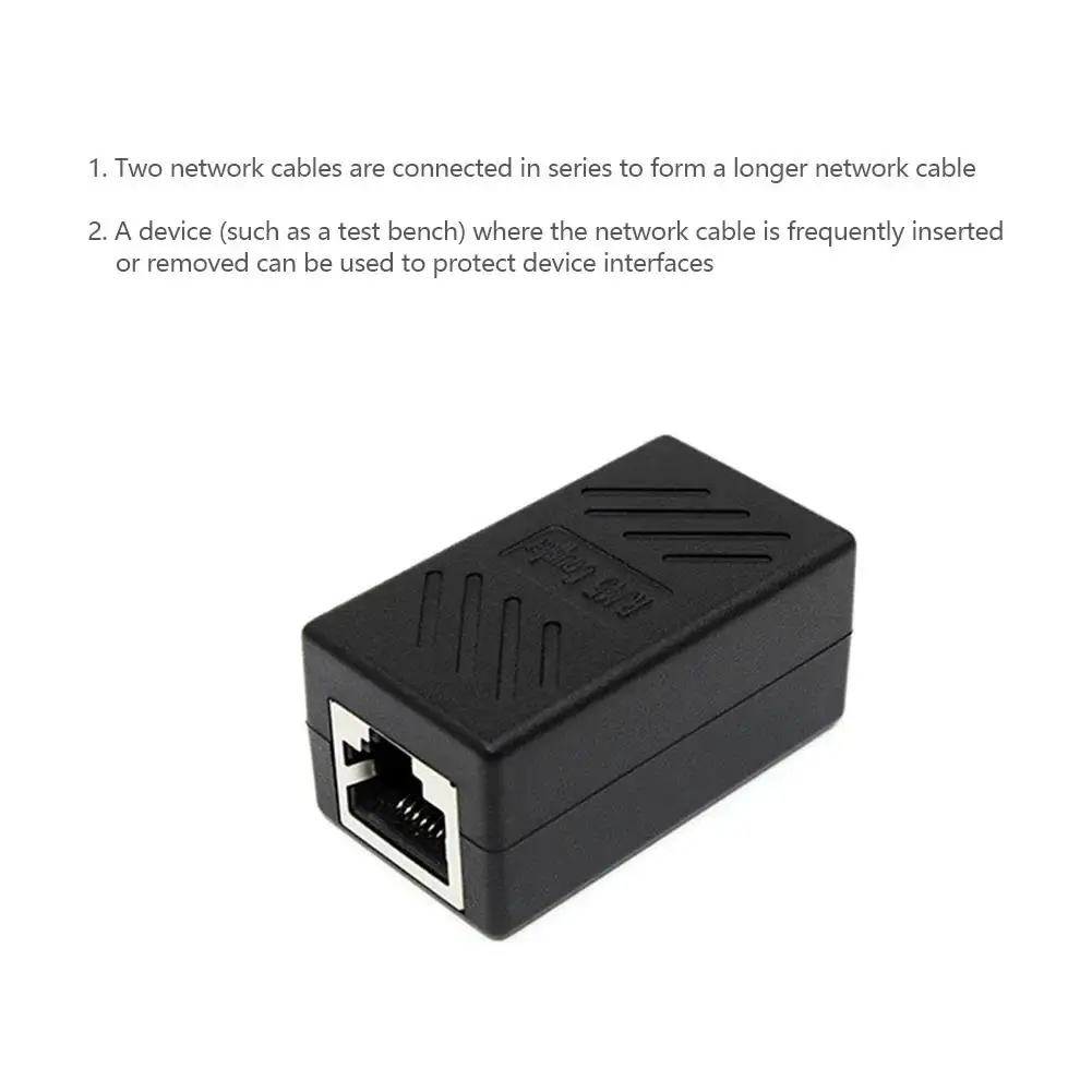 1/5/10/20 Stück RJ45 Adapter Cat7 Cat6 Cat5e Ethernet-Kabelverlängerungskupplung Buchse-zu-Buchse-Verbinder für Netzwerkkabel LAN-Anschluss – Detail 6