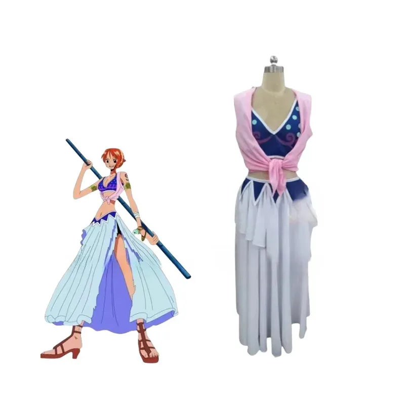 

Anime Nami Alabasta Cosplay WIG Costume Any Size Custom sizesa;2'k,8;c'