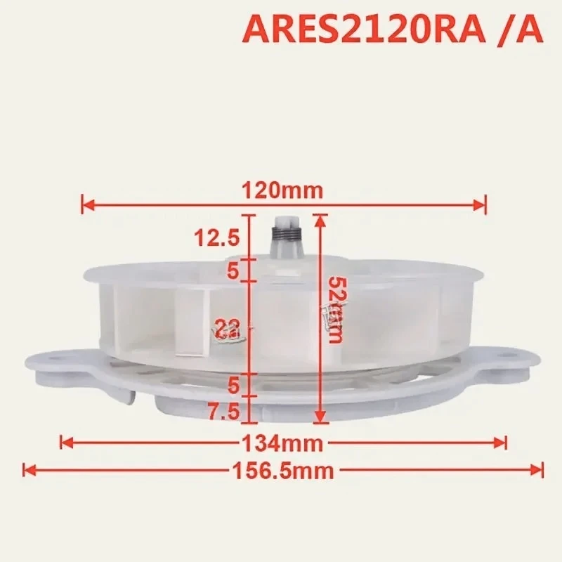 ARES2120RA for Samsung refrigerator cooling fan motor parts DC12v 2.5W 0.21A 1870RPM