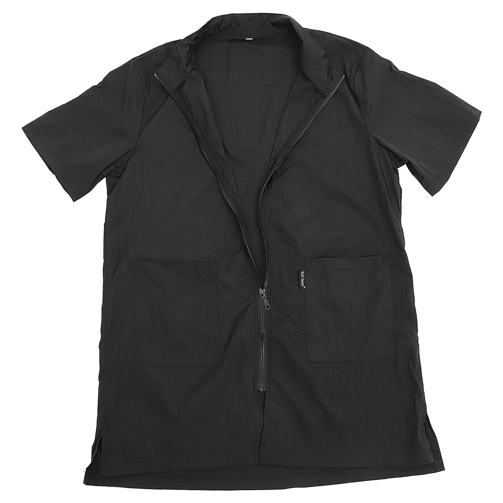 Grembiule da toelettatura per cani in nylon nero impermeabile per salone di animali domestici, taglia L, grembiule protettivo per animali domestici, uniforme da bagno, grembiule per toelettatura per cani