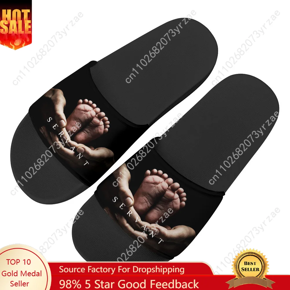 

Servant Flip Flops Home Casual Slipper Mens Womens Teenager Family Slippers Fashion Bathroom Pool Casual Sandals Custom Shoes