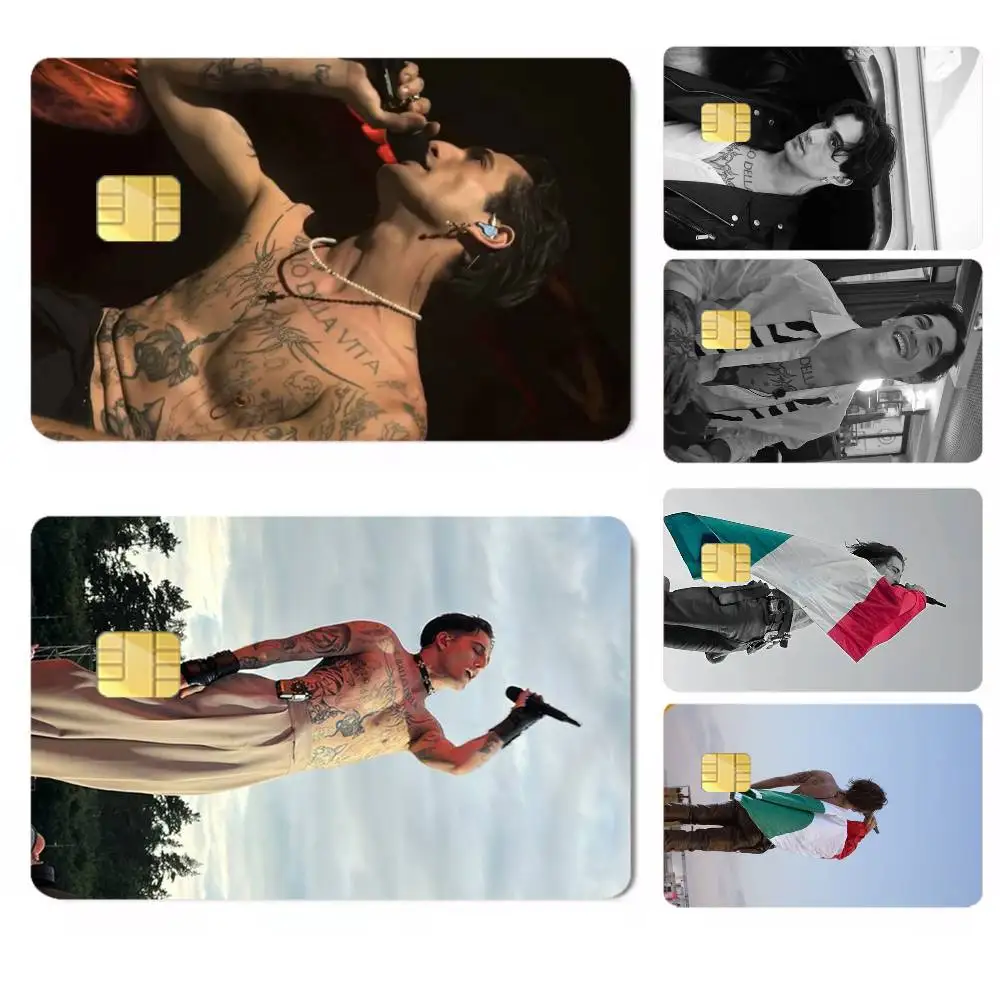 Maneskin-n Damiano David High Definition Matte PVC Film Tape | For Credit Card, Debit Card Stickers & Gift Decoration