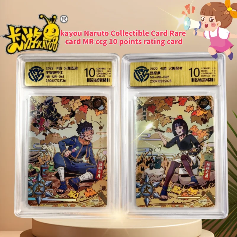 Kayou Genuine Naruto MR Card NO.059-62 Kaguya Sasuke Naruto Tsunade Thousand Hands Column Rare Collection Card Toy