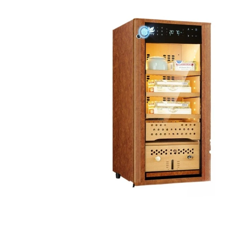 

Compressor cigar cabinet constant temperature and humidity fingerprint password moisturizing cabinet