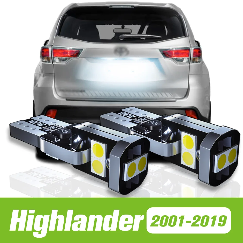 

2pcs For Toyota Highlander 2001-2019 LED License Plate Light 2008 2009 2010 2011 2012 2013 2014 2015 2016 2017 2018 Accessories