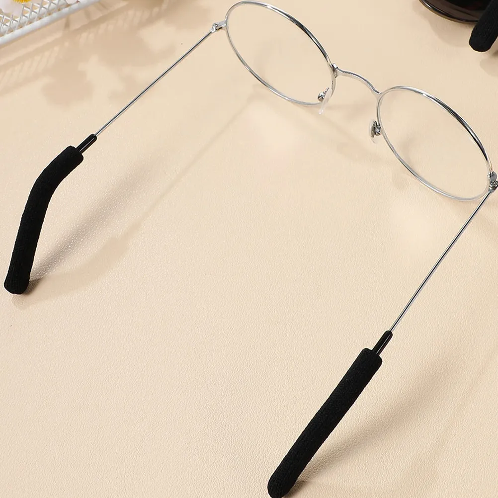 

3Pairs Anti-Slip Glasses Ear Pads Soft Knitted Temple Sleeve Eyeglass Cushions Ear Protectors for Eyewear Comfort Non-Slip Grip