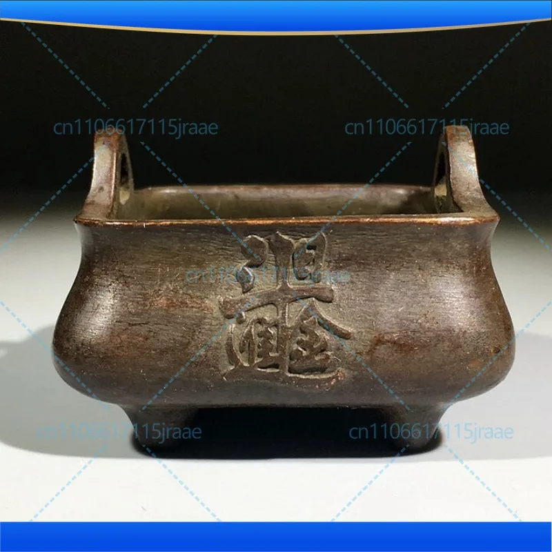 For alloy copper incense burner, daily progress of gold incense burner, binaural aromatherapy burner ornament miniature model