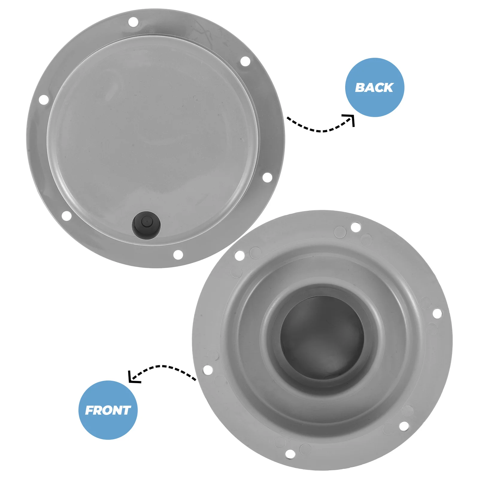 

Ventilation Hole Cover Roof Plumbing for Rv Plastic Drain Pipe Grey Cap Outdoor