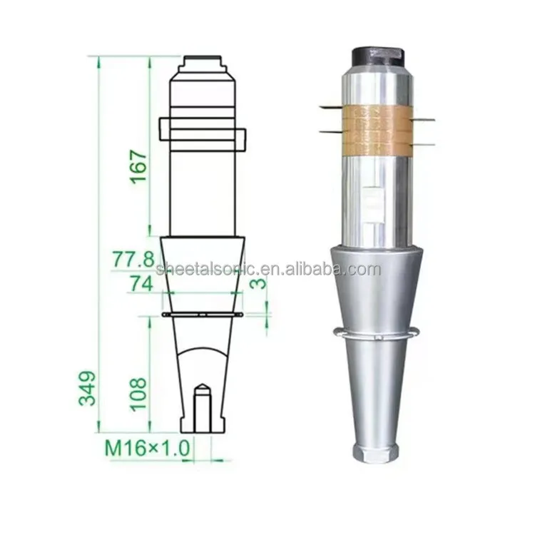 

Hot Selling Product 15khz 2600W Price Transducer Ultrasonic Transducer 15khz