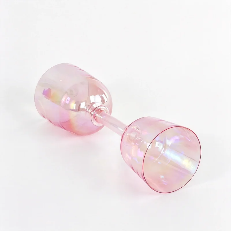 432Hz pink Double Headed Crystal Chalice Holy Grail Perfect Pitch  Customized Tone