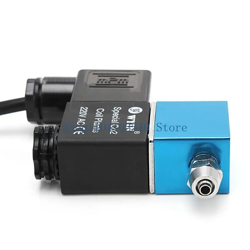 

02DC 220 В вилка европейского стандарта 50 Гц CO2 аквариумная система магнитный соленоид для регулятора клапана