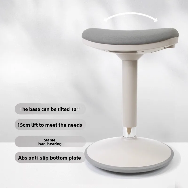 Standing Saddle Stool, Bar Counter Chair, Wobbly Rocking Stool, Designer Reading or Dining Stool for Cafe or Home Use