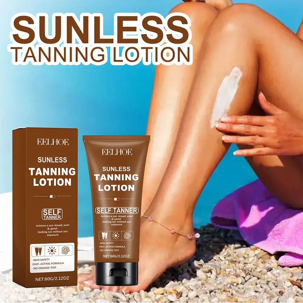 Self Tanning Lotion Self Tanner Self Tanning Lotion Fake Tan Sunless Tanner For Face And Body Does Not Block Pores T5F5