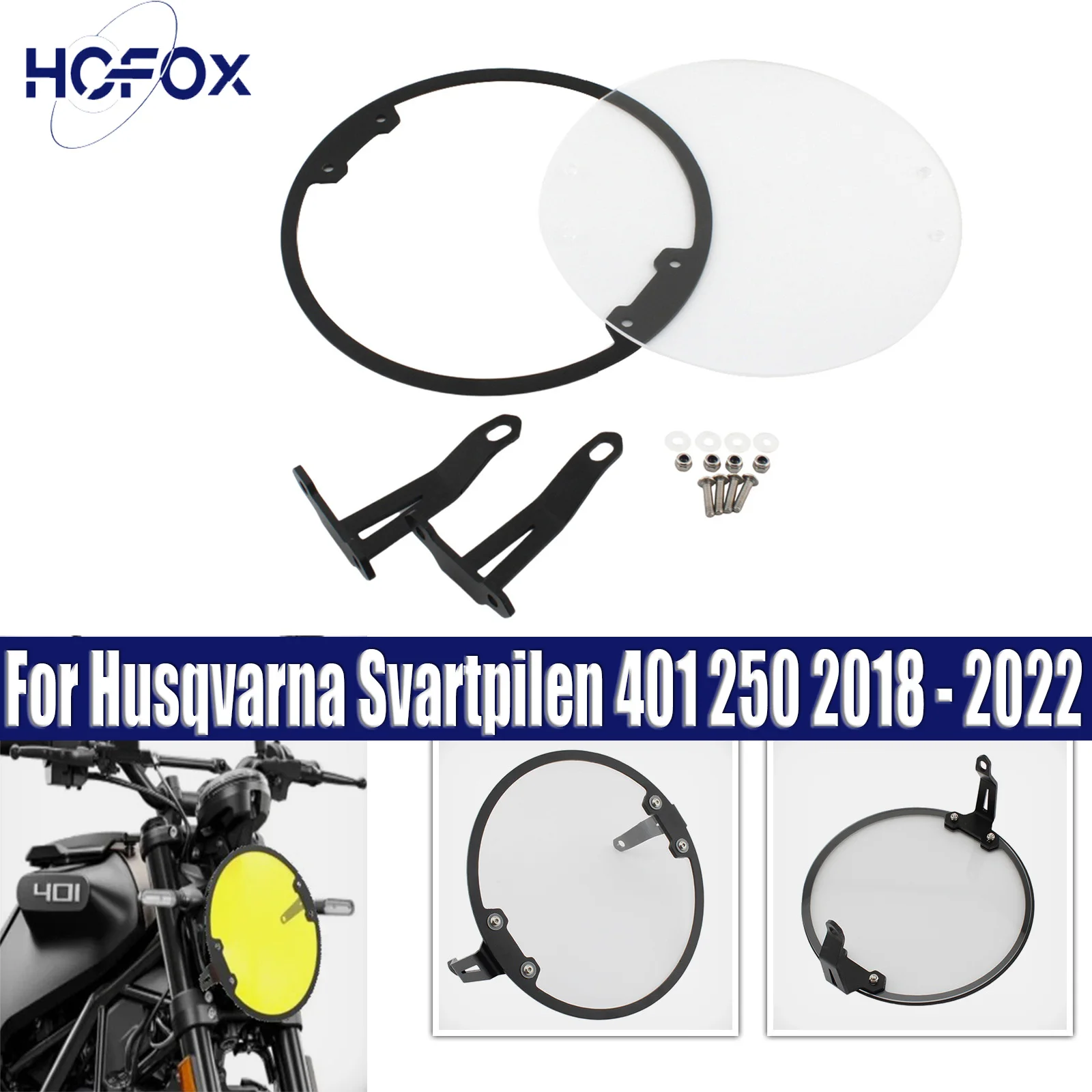 

Motorcycle Headlight protective for Husqvarna Vitpilen 401 205 2018-2022