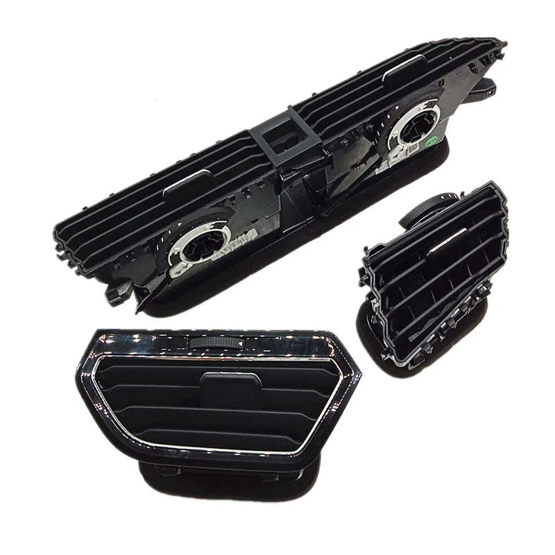 HUIYAN 1PCS Untuk VW Tiguan L 2017-2020 Ventilasi AC Dashboard Ventilasi Udara Panel Instrumen Ventilasi Udara Kisi-kisi Ventilasi Udara