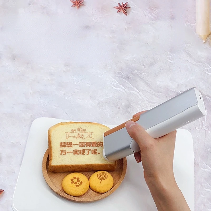 

Inkjet Pen Handheld Food Printer Coffee Latte Cake Macaron Personalized Patterns Mobile Handheld Inkjet Food Small Printer