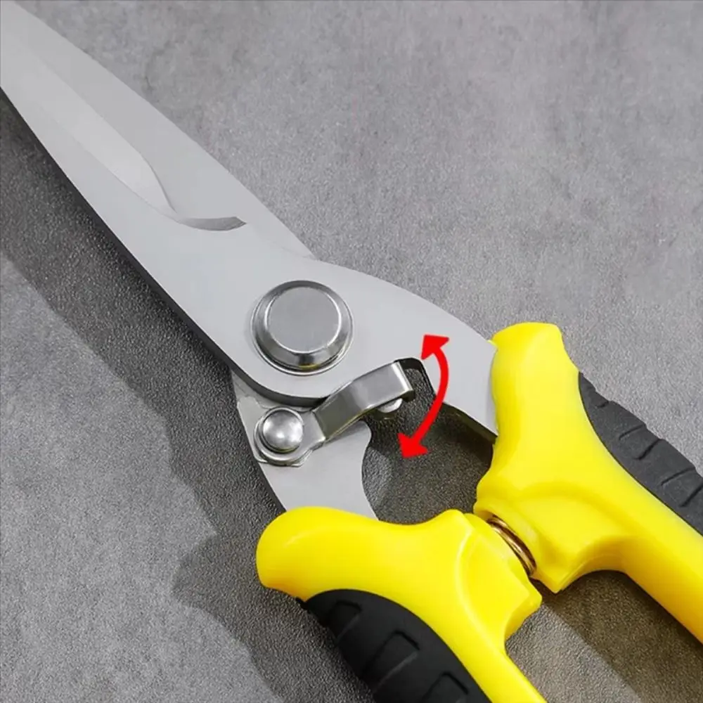 Stainless Steel Electrician Scissors Multifunction Manually Operated Groove Cutting Shears Save Time and Effort Durable