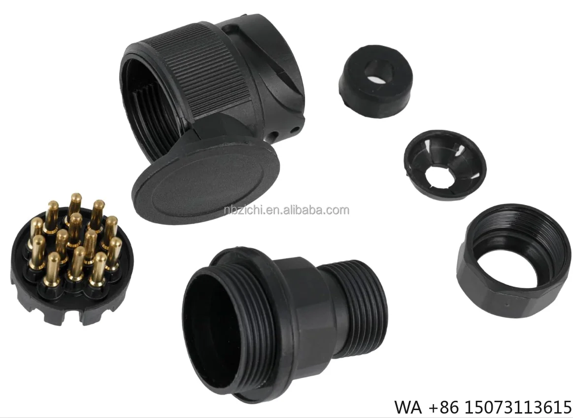 

12V 13-Pin Trailer Plug Connector for Caravan Boat Truck