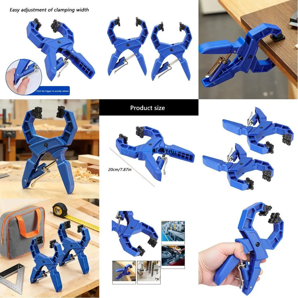 

L8RC Delicate Work Clamp Heavy Type Holder Fast Fixing Spring Mechanism Rusts Proof