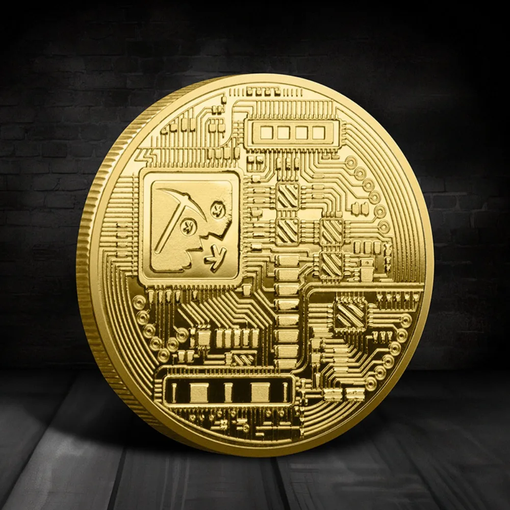 1 قطعة Kaspa USA Ethereum العملات الرقمية الافتراضية الذهبية الفضة مطلي تذكارية عملة جمع هدية تذكارية #3