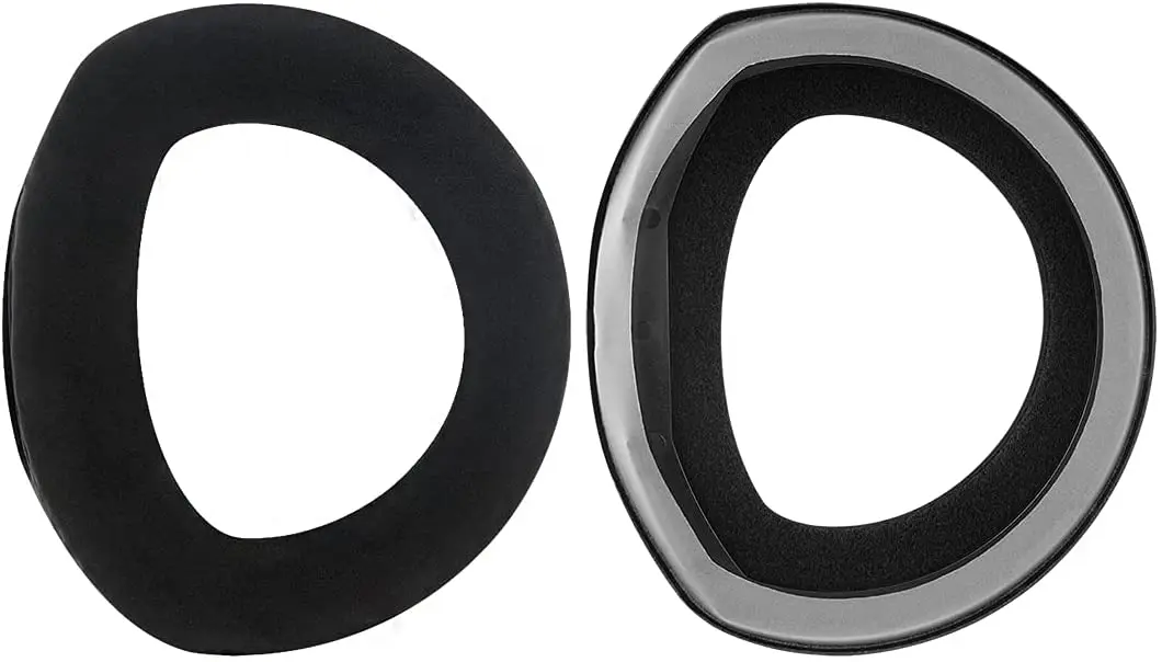 Comfort Velour Replacement Ear Pads for Sennheiser HD800 Headphones Earpads, Headset Ear Cushion Repair Parts (Black)