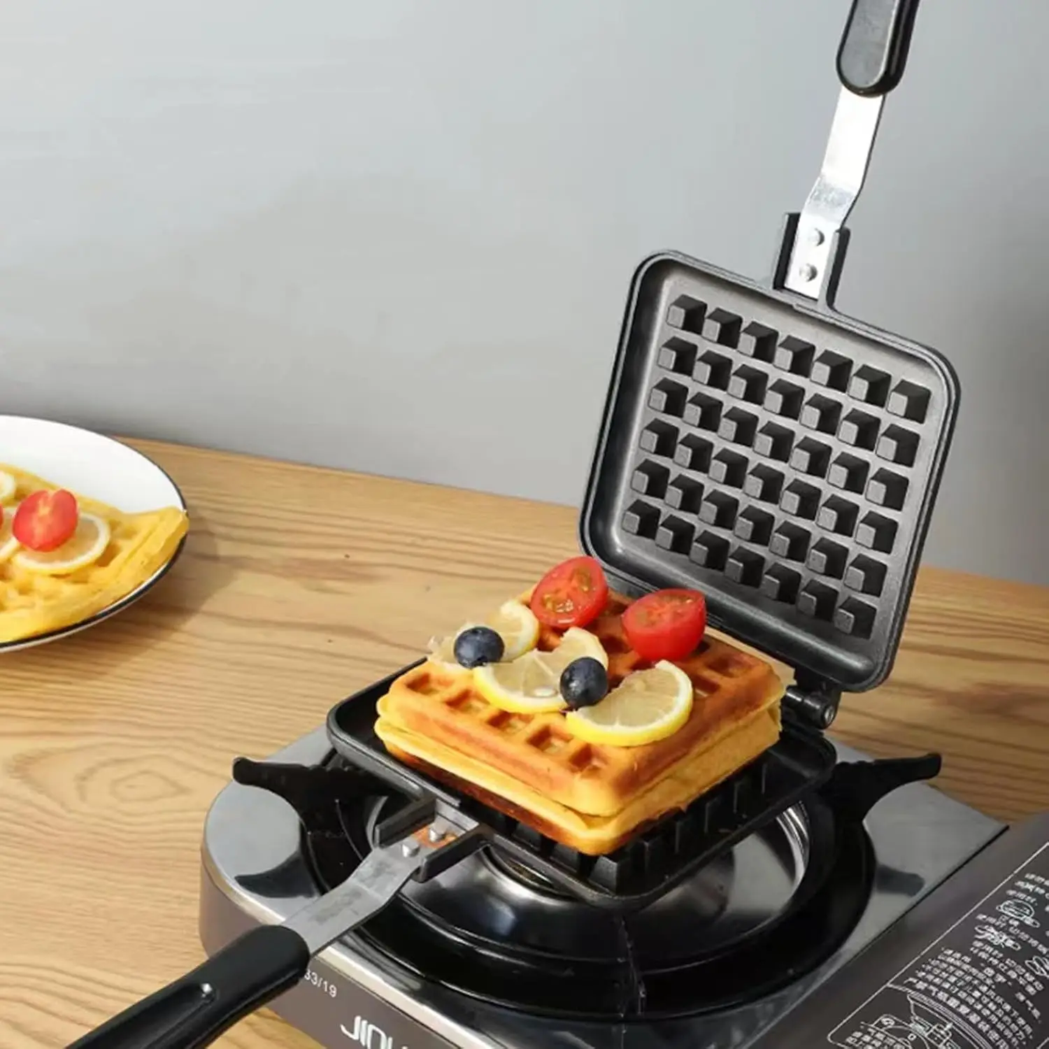 Waffle Maker Machine Iron Baking Pan Kitchen Cooking Tool Waffles Pot Bubble Egg Cake Oven Breakfast Machine Cake Waffle Mold