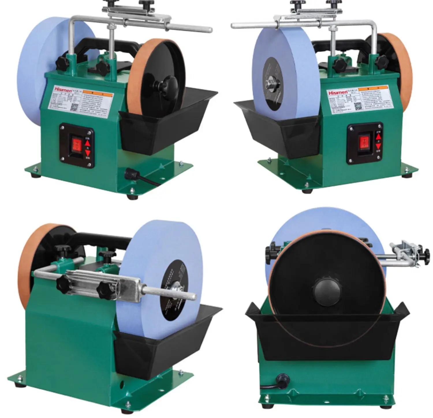 

H8101 Multi-Functional Bench Grinder Polishing Machine Low-Speed Sharpening Machine Desktop Grinding Machine Knife Grinder