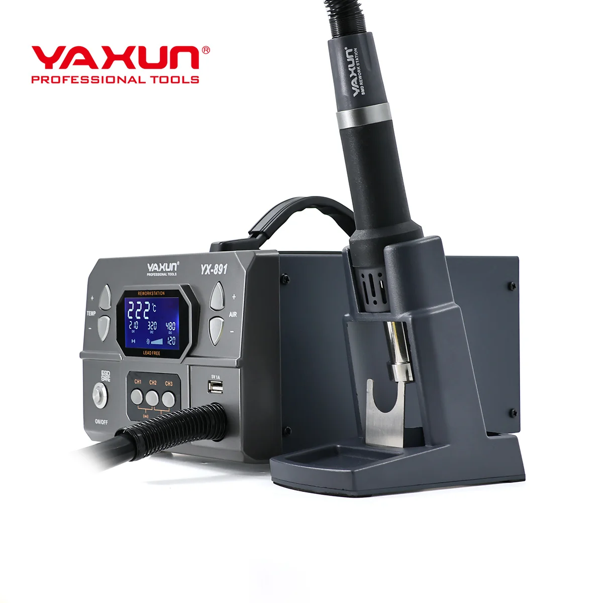 aoyuuu YAXUN YX891 Professional Lead-Free hot Air Gun Intelligent Digital