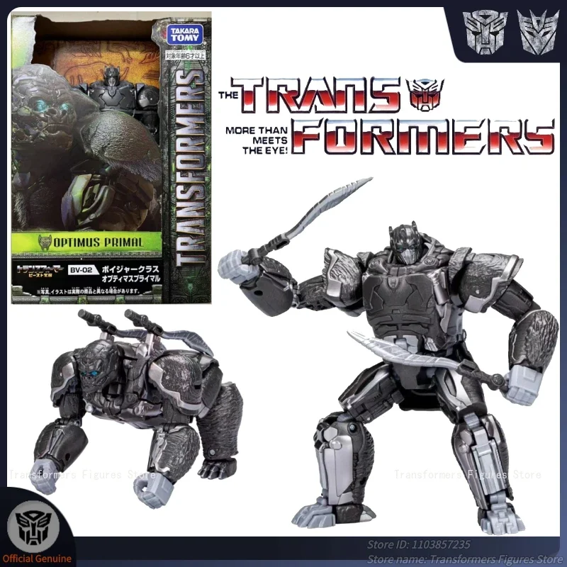 

In Stock Transformer BV-02 Optimus Primal G1 Movie Figure Model Anime Action Deformation Robot Toys Festival Popular Kid Gifts