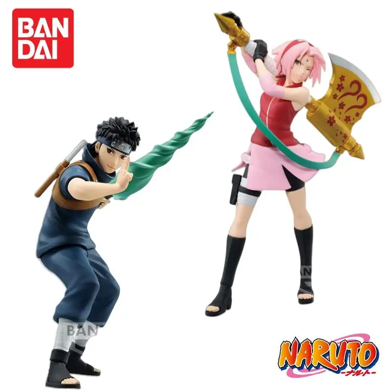 Auf Lager Original Bandai Naruto Shippuden Serie Uchiha Shisui Haruno Sakura Anime Action Figure Sammeln Modell Geburtstag Geschenk