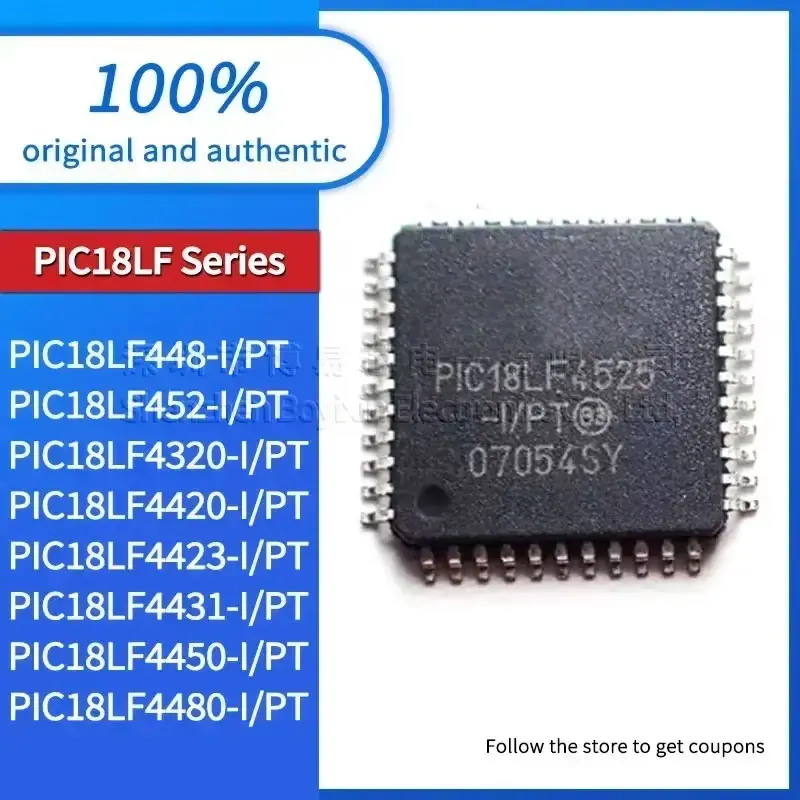 

1pcs NEW PIC18LF452 PIC18LF4320 PIC18LF4420 PIC18LF4423 Standard quality PIC18LF4431 PIC18LF4450 PIC18LF4480 PIC18LF448-I/PT