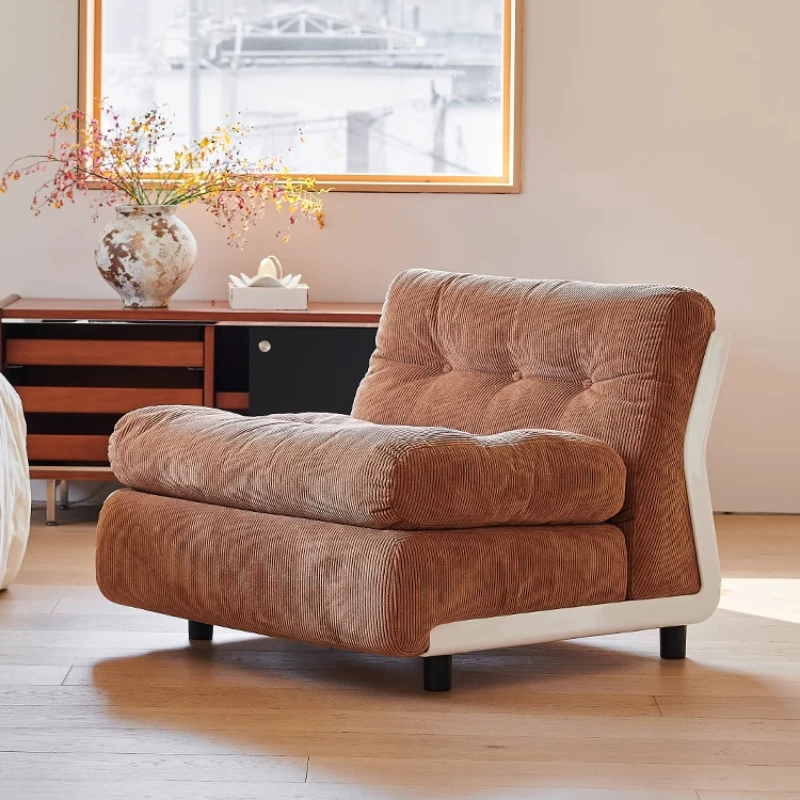 Creative module combination, fabric sofa, living room single sofa