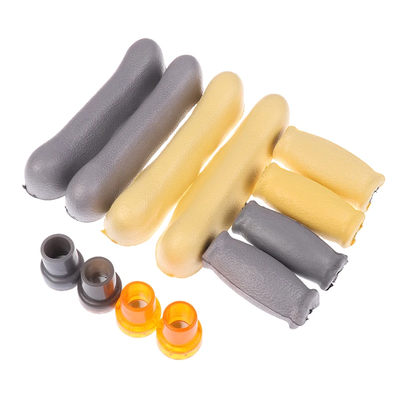 New 6Pcs/set Axillary Crutch Accessories Kit Pads Replacement Antislip Rubber Underarm Cushions Hand Pad Accessories