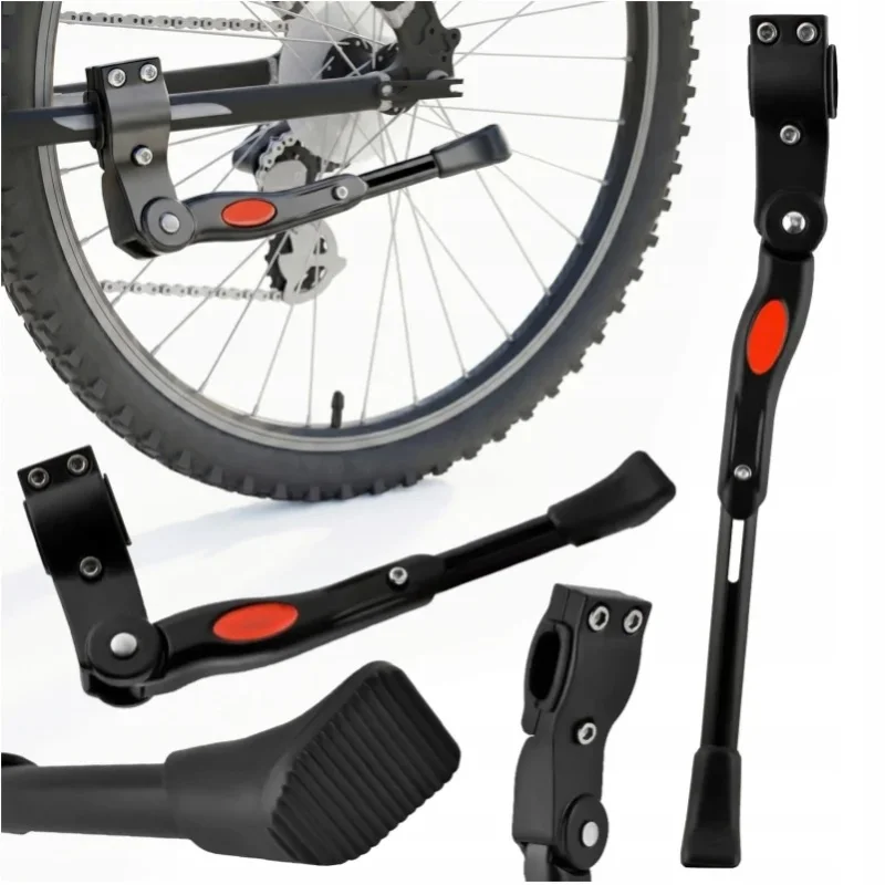 Verstellbarer Aluminium-Fahrradständer für Hinterradmontage, passend für 24, 26, 27,5, 29 Zoll MTB, Rennräder, Citybikes, Trekkingräder, faltbar, rutschfest, kratzfeste Gummiauflage, schnelle Montage